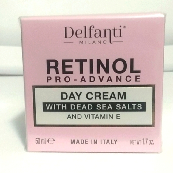 DELFANTI MILANO RETINOL PRO-ADVANCE DAY CREAM DEAD SEA SALT & VITAMIN E  1.7 Oz. - Picture 6 of 6